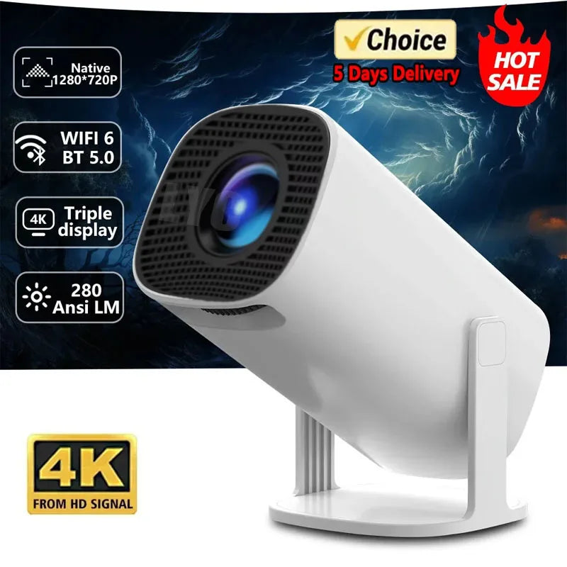 Home Cinema Portable Projector 4K 1080P